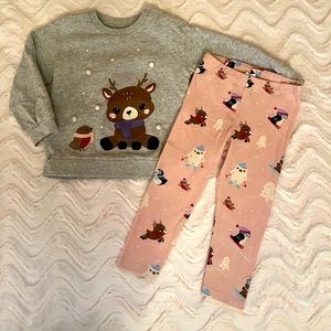 H&M toddler sweatshirt & leggings set
